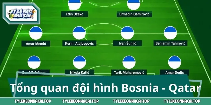 Tổng quan đội hình Bosnia - Qatar 