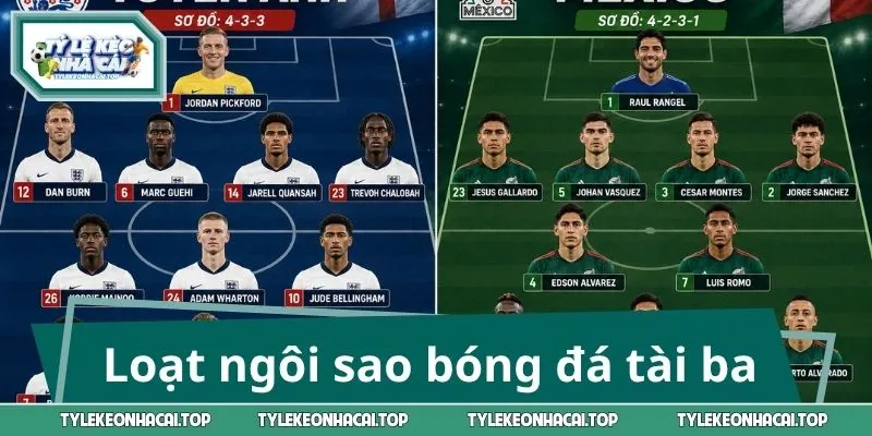 Loạt ngôi sao bóng đá tài ba được tung vào sân